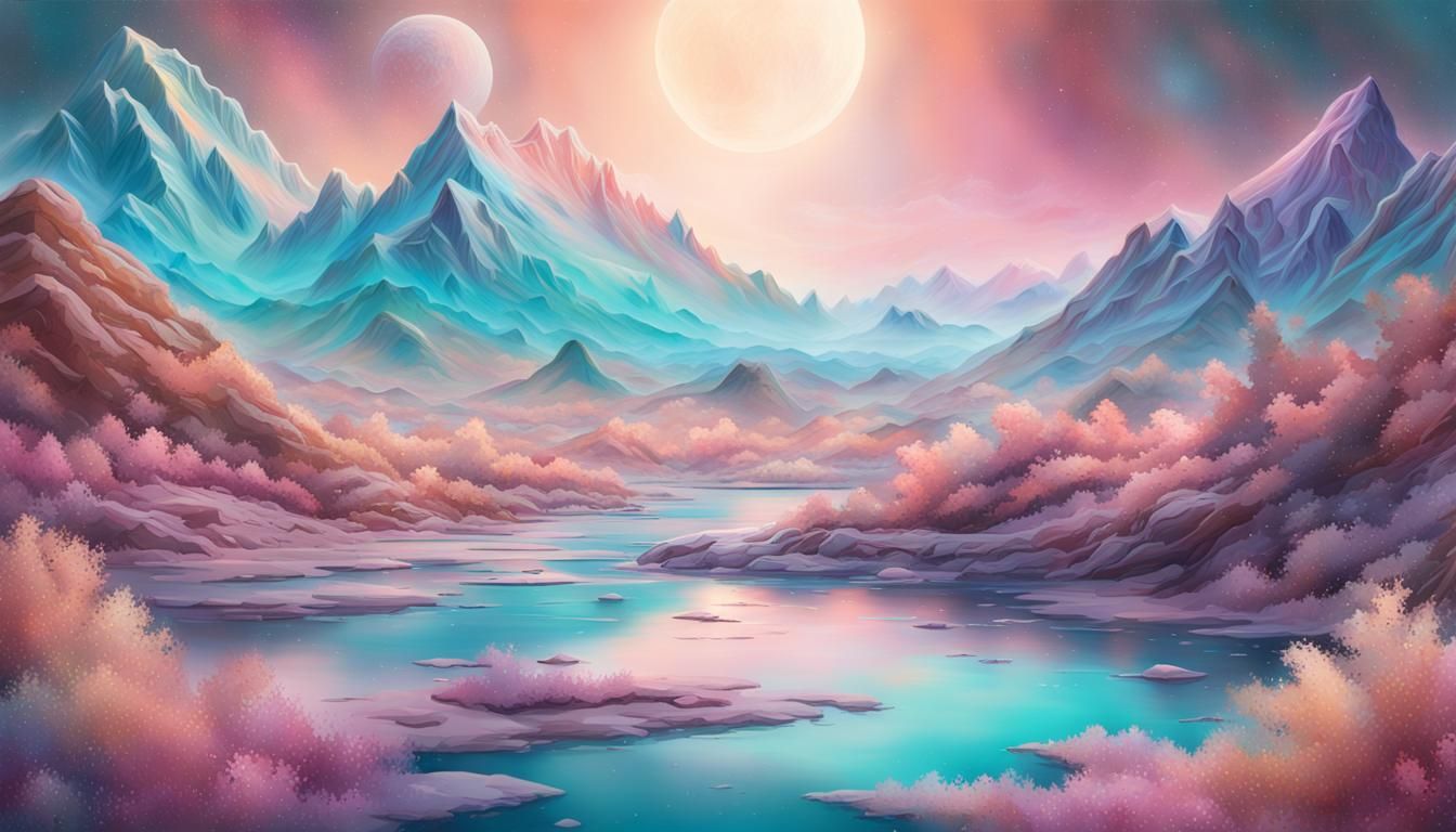 Peace and Pastels - AI Generated Artwork - NightCafe Creator