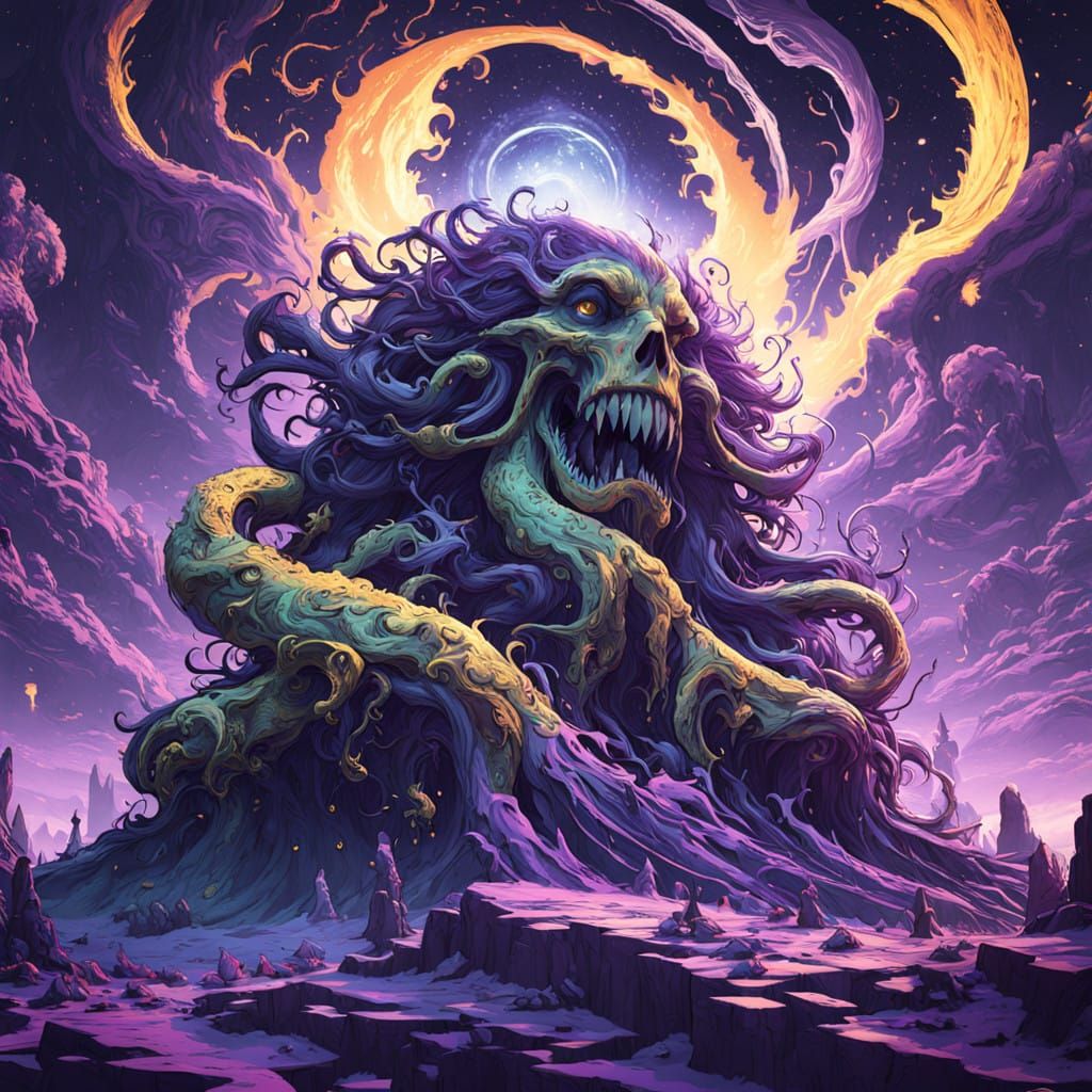 Cosmic terror  by @RazerRayne