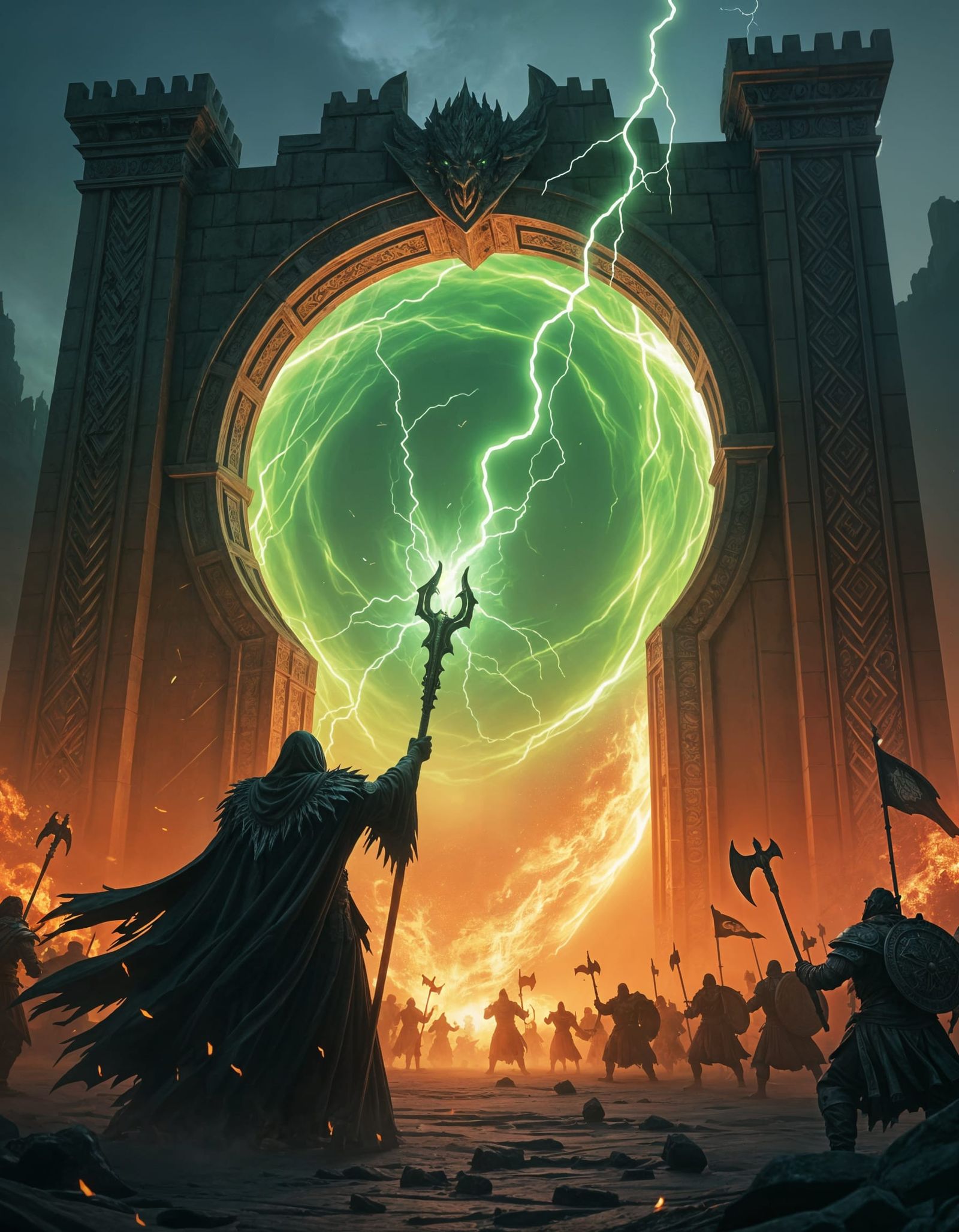 The Opening of the Dark Portal  by @MikThor