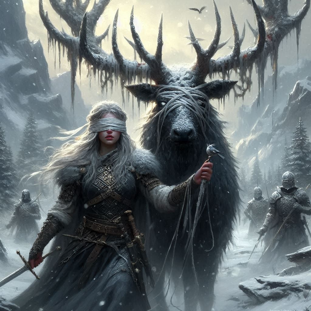 "The Queen Who Could Not See": Vision beyond the veil