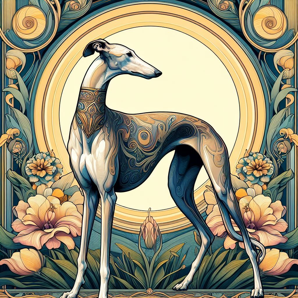 Art Nouveau Galgo