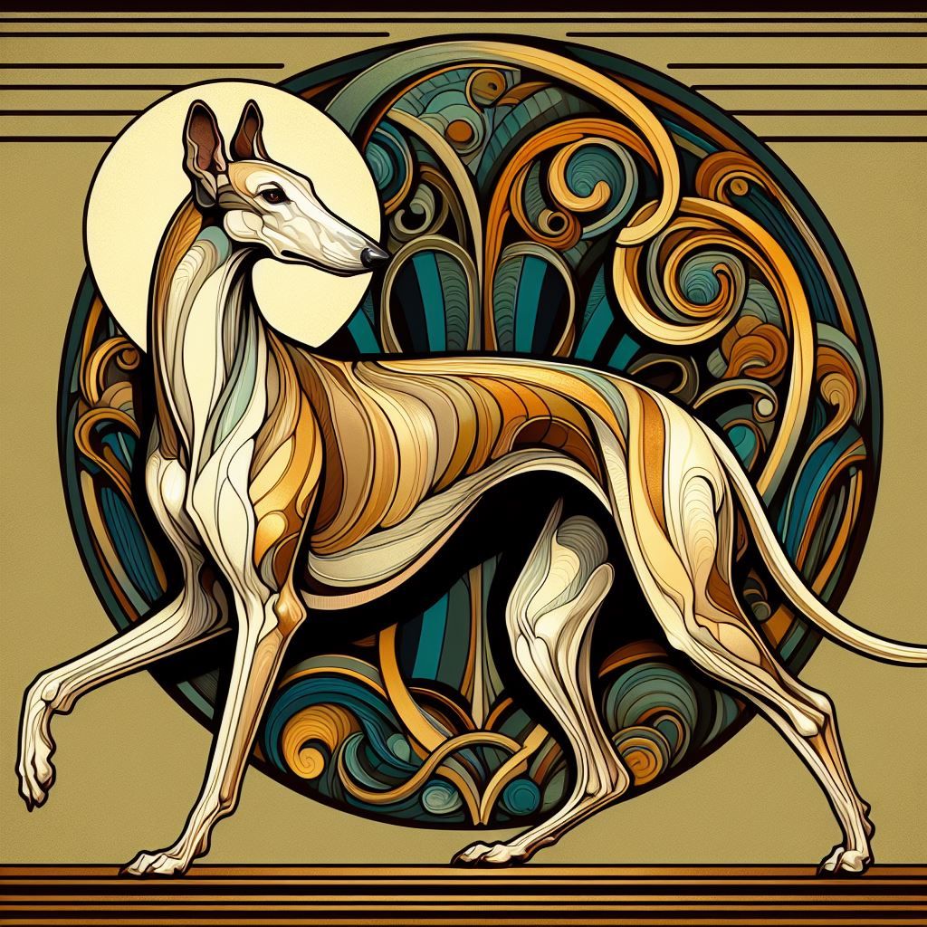 Art Nouveau Galgo