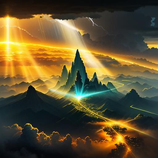 futuristic landscape hyperdetailed matte background photorea...