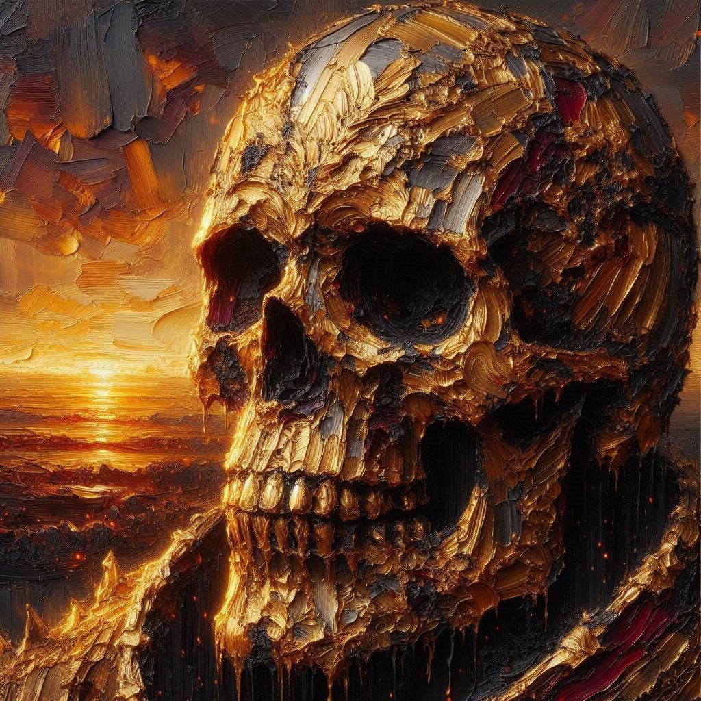 Skull of the Golden Warrior