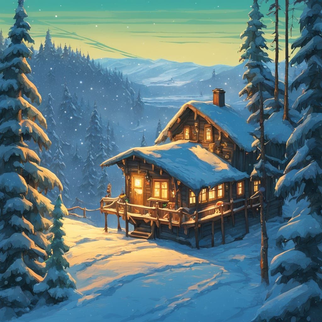 Chalet in the heart of winter