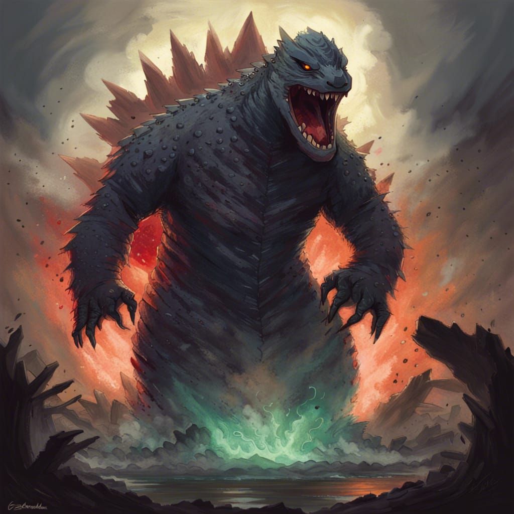 Godzilla Has Risen - AI Generated Artwork - NightCafe Creator