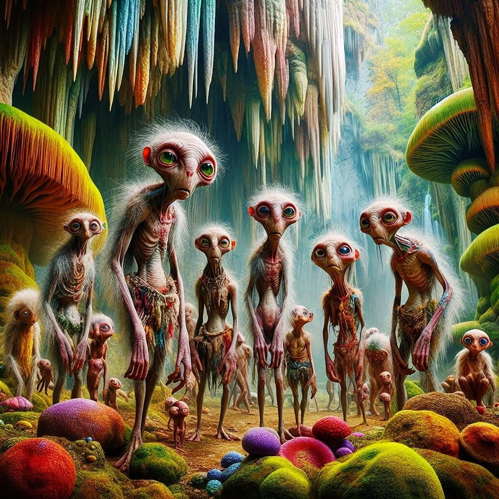 the subterranean cave dwellers - survivors