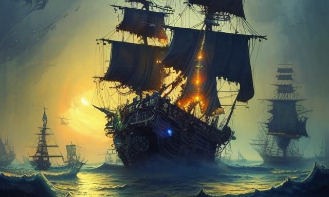 Intricate Terror Ship