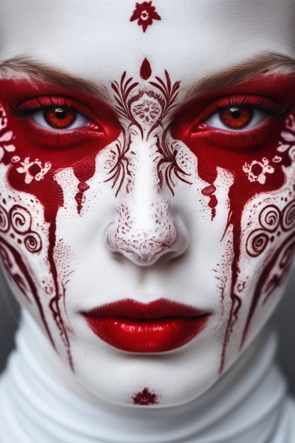 Face red paint