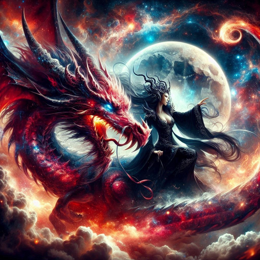 The witch and the dragon
