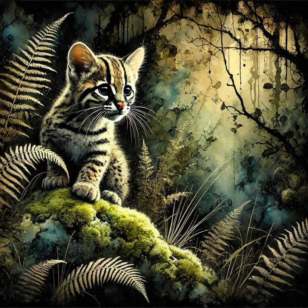 Forest Kitten   by @D Rivers