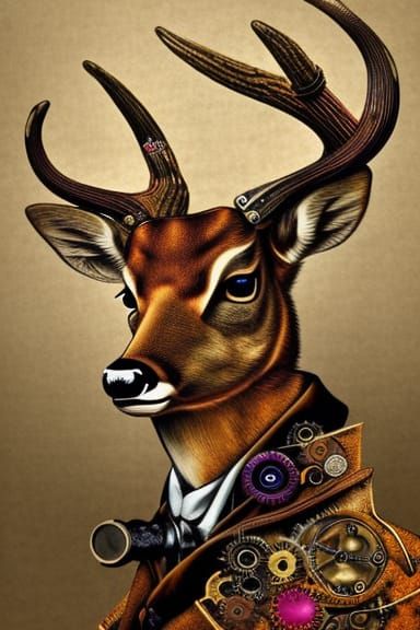 Steampunk Deer