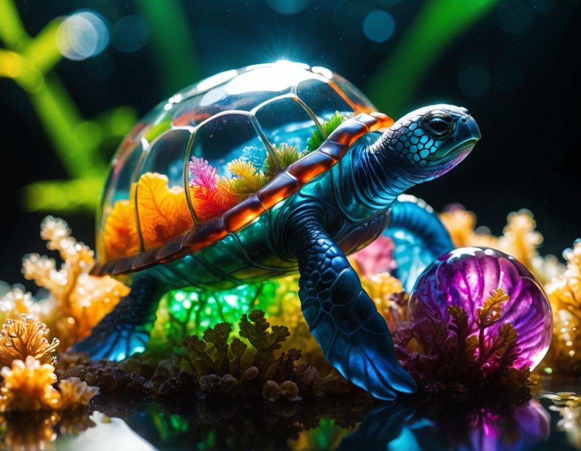 Jelly-shell turtle - AI Generated Artwork - NightCafe Creator