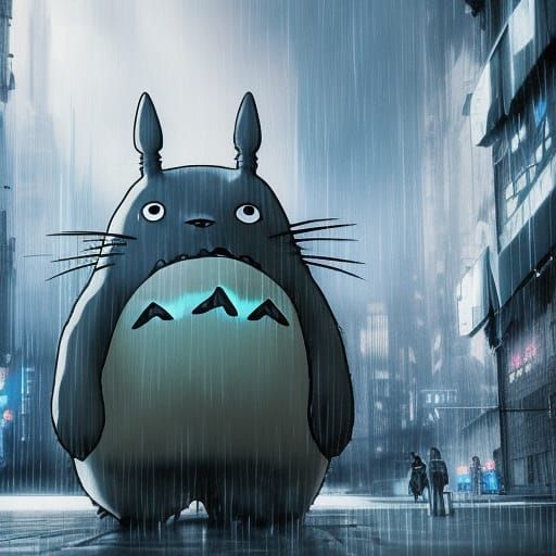 Totoro - AI Generated Artwork - NightCafe Creator