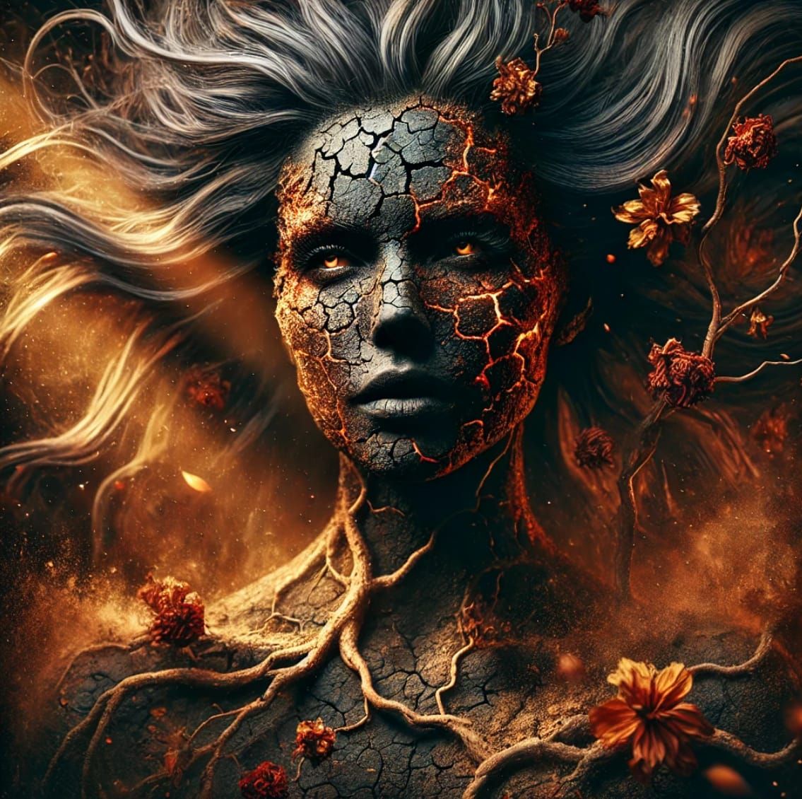 Embers of Creation: The Fiery Guardian of Earth