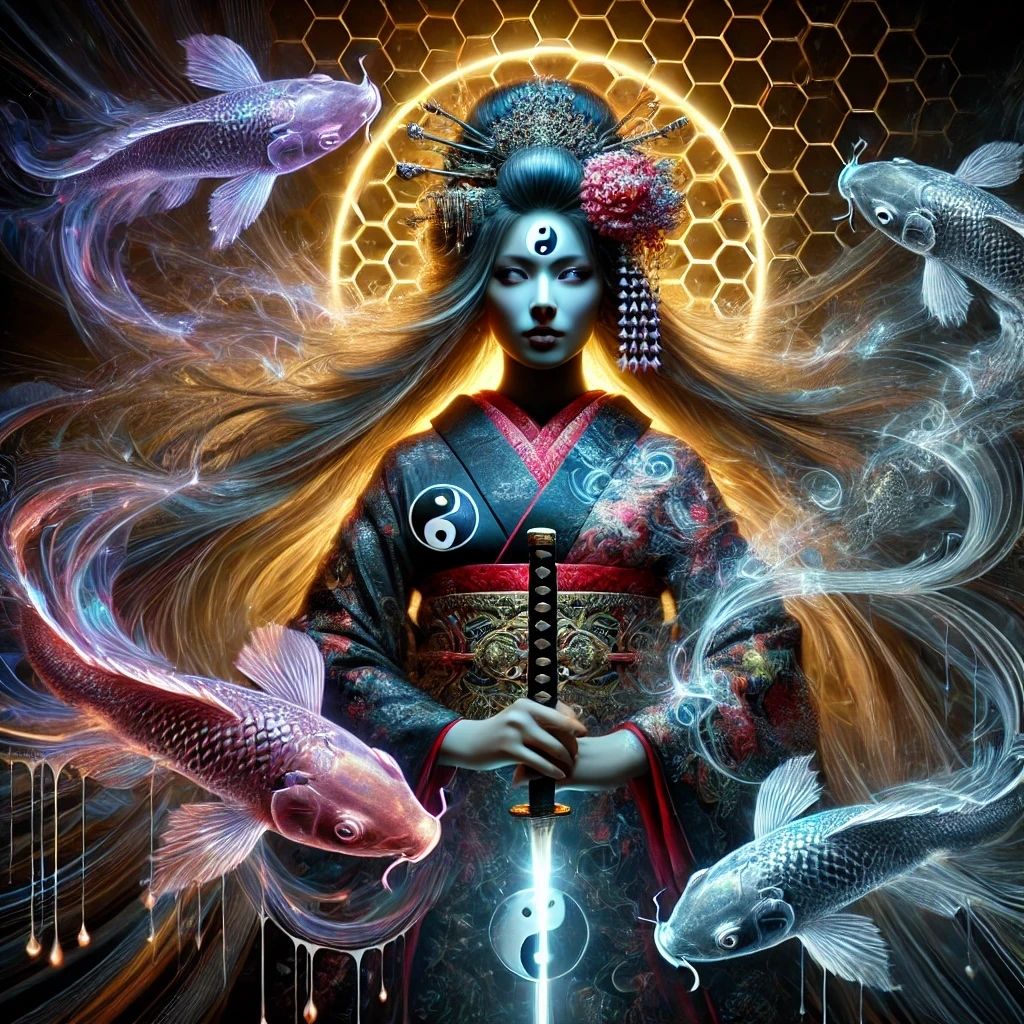 Japanese Geisha Warrior