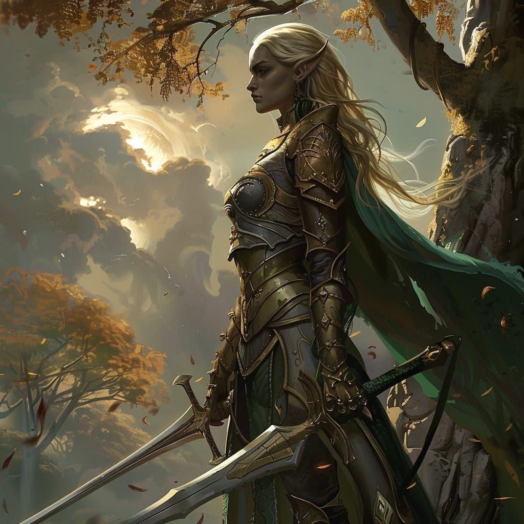 Wielding the blades of the Forest Queendom