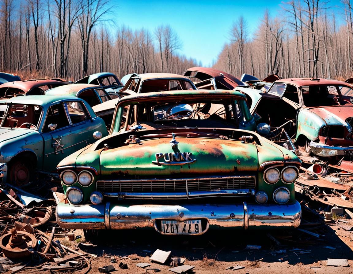 Take a trip into the wilds of a car wreck  by @PB