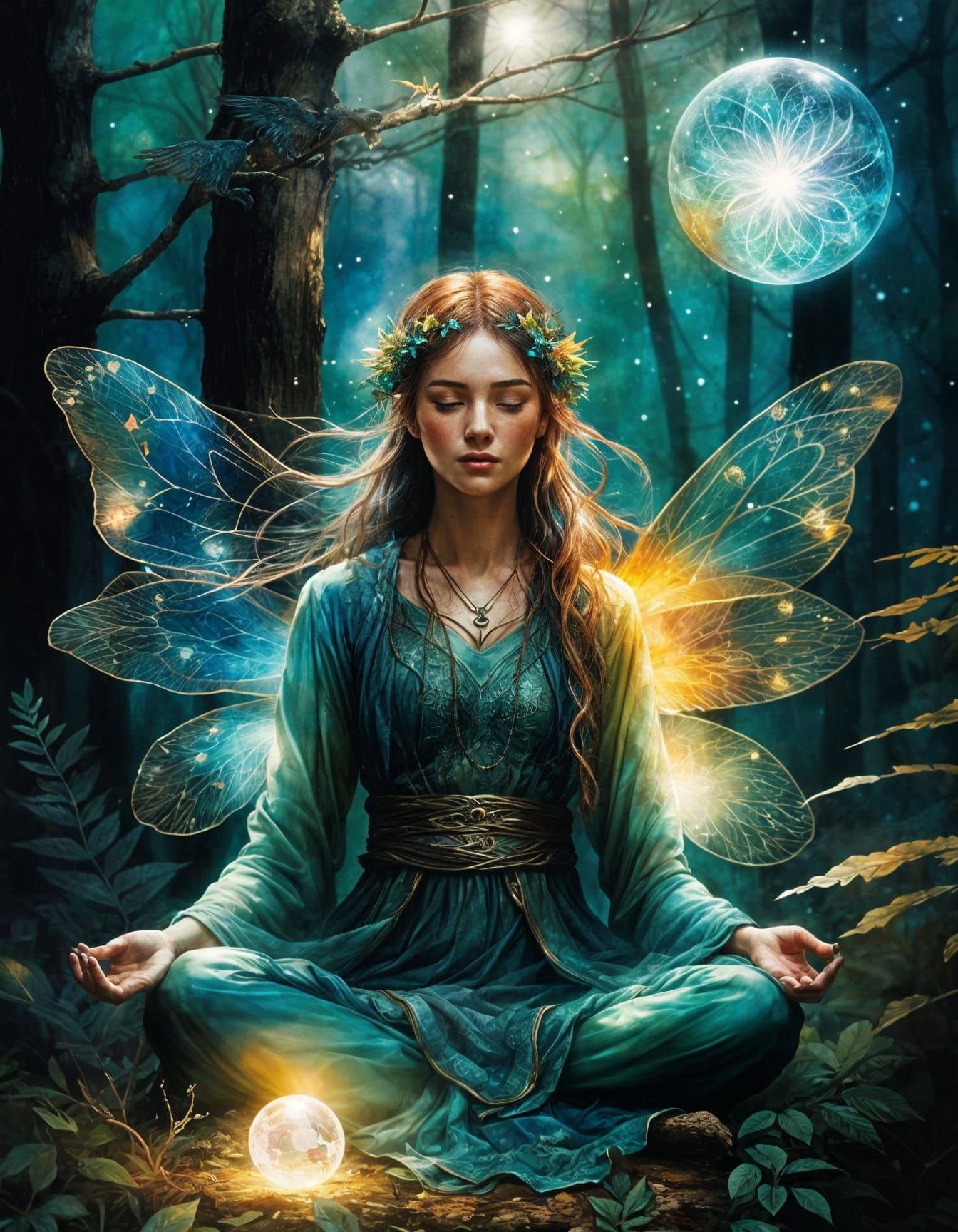 Fae Meditation  by @Ettawen