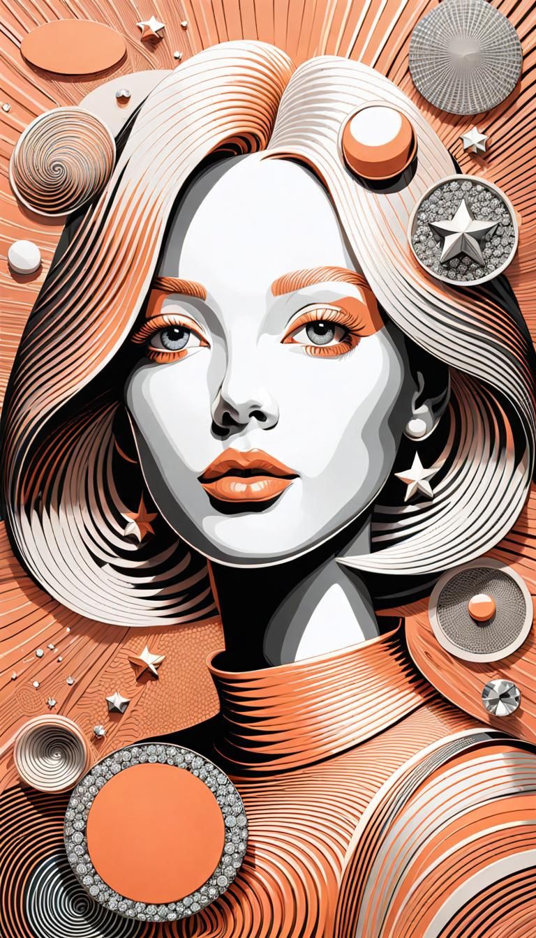 60s Style Portrait (Contemporary Take) (3) - AI Generated Artwork ...