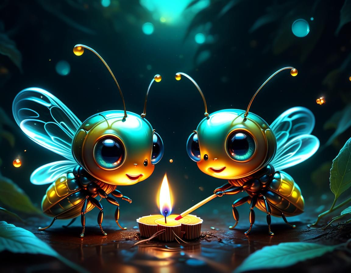 This is how fireflies light themselves