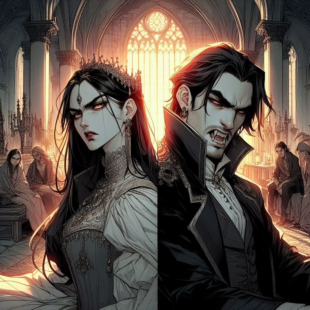 A furious pair of vampiric couple