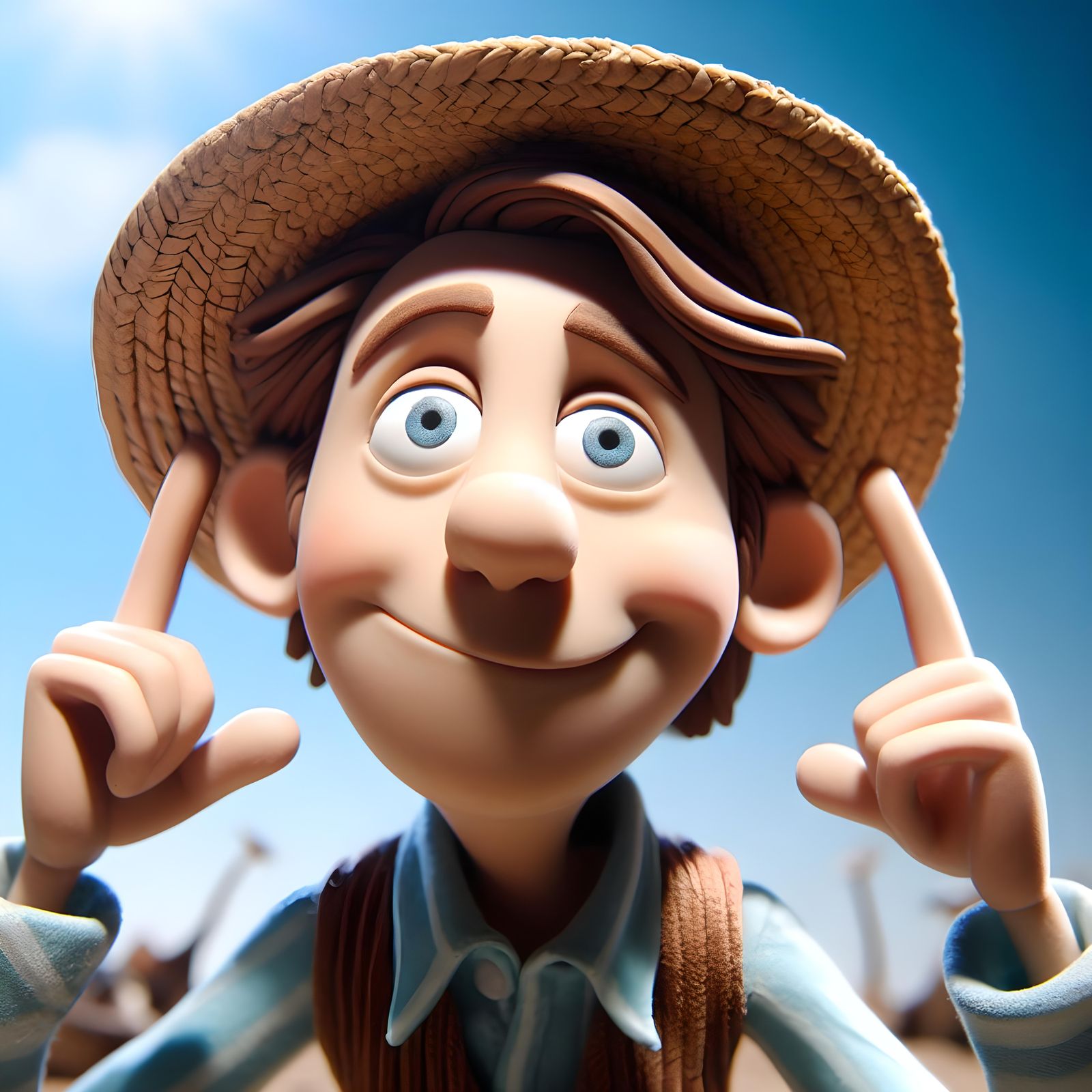 "I once caught a goldfish that was THIS big."