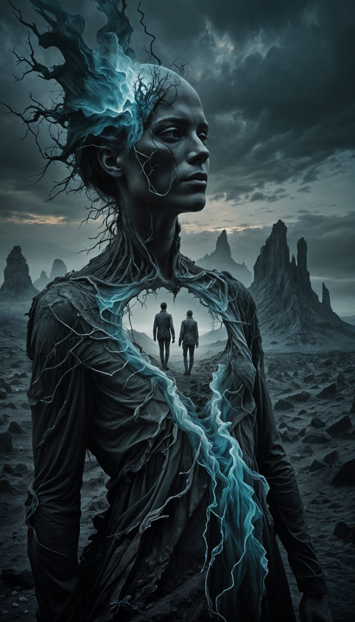 Surreal Landscape Unveils Secrets Within