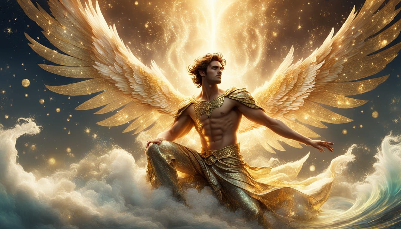 Mercury, the winged messenger of the gods  by @Nancy Soul