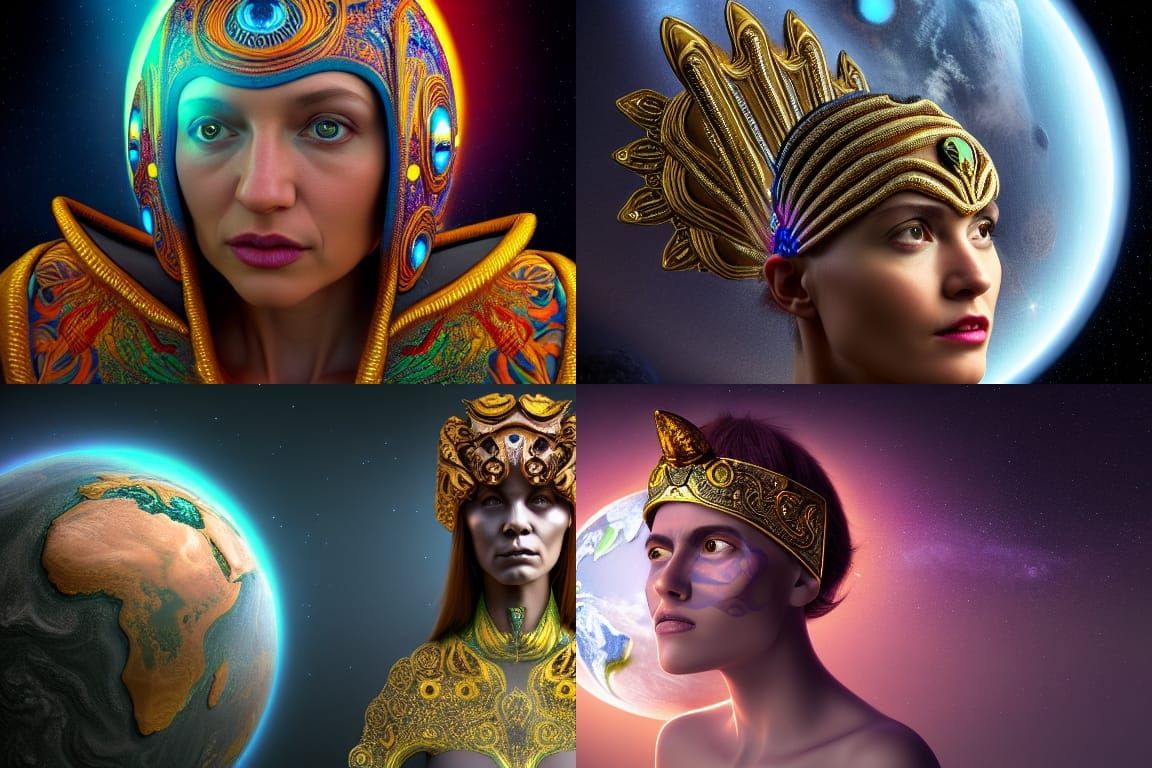 Extraterrestrial Healers - AI Generated Artwork - NightCafe Creator