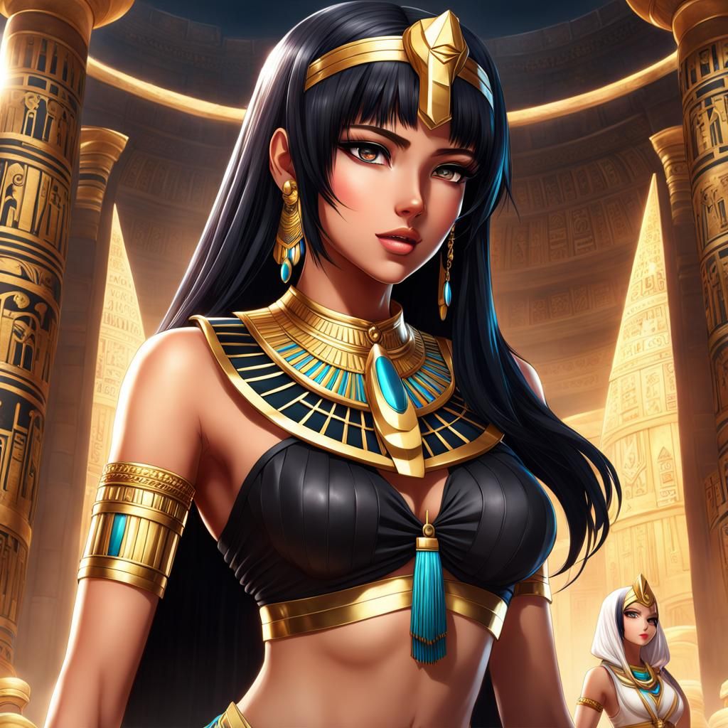 Egyptian anime girl...