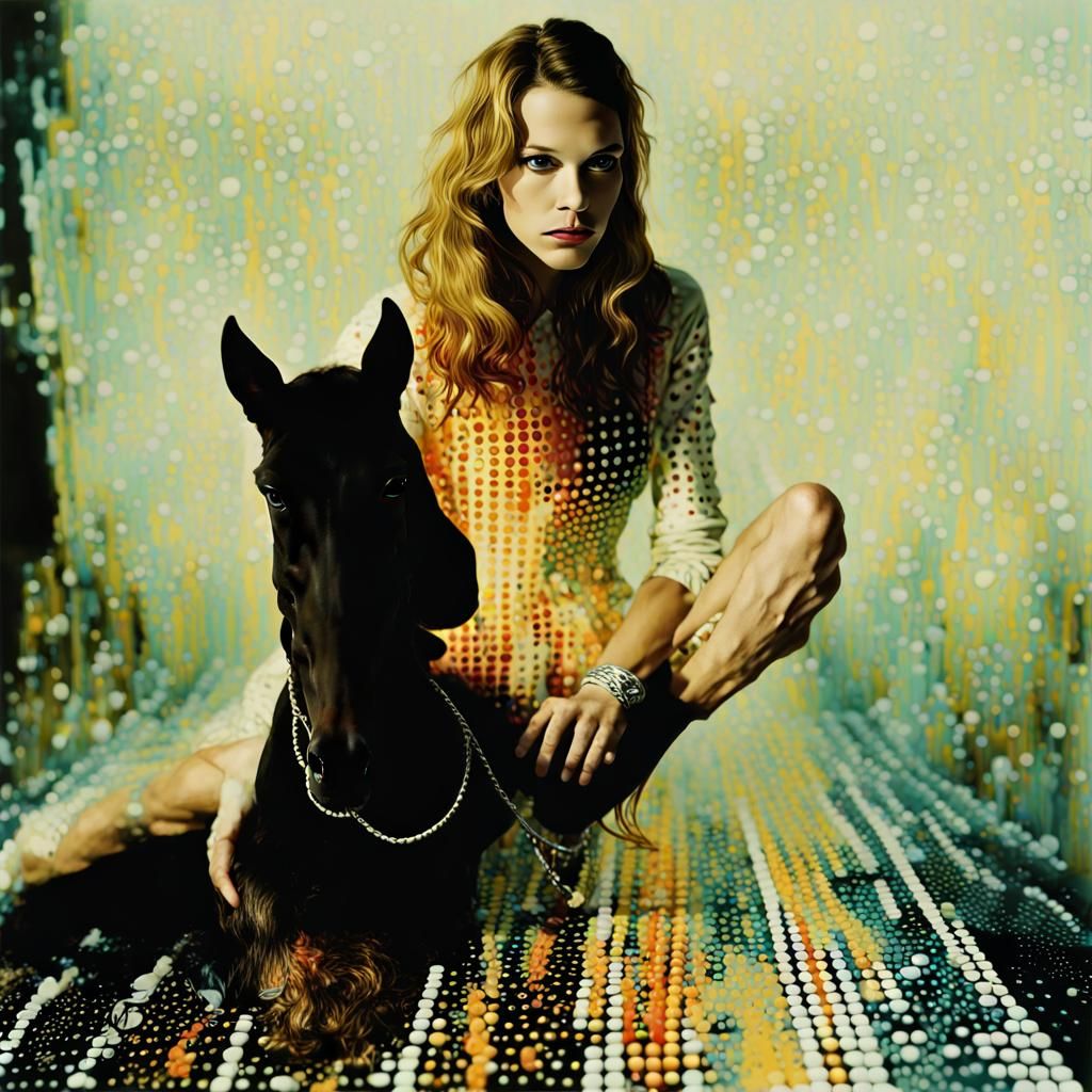 Surreal Transformation: A Hypervivid Technicolor Dreamscape