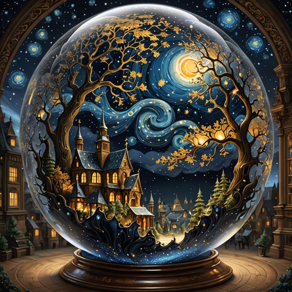 Snow globe  by @Giselle Gastinet