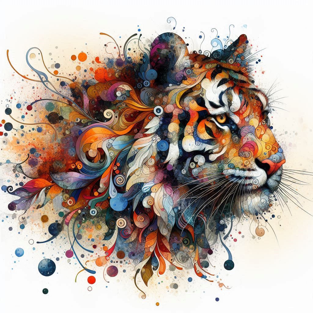 Colour-Splash Tiger
