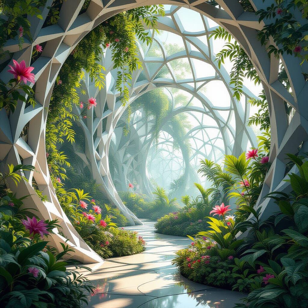 Biophilic Geometry  by @Harry Haddering