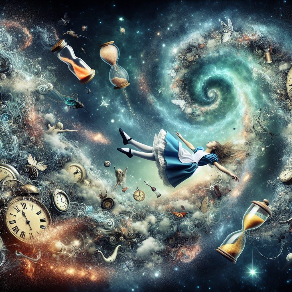 Down the Rabbit Hole   by @Raven Woods