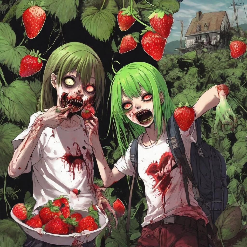 Anime Zombie Girl - Halloween Haunting