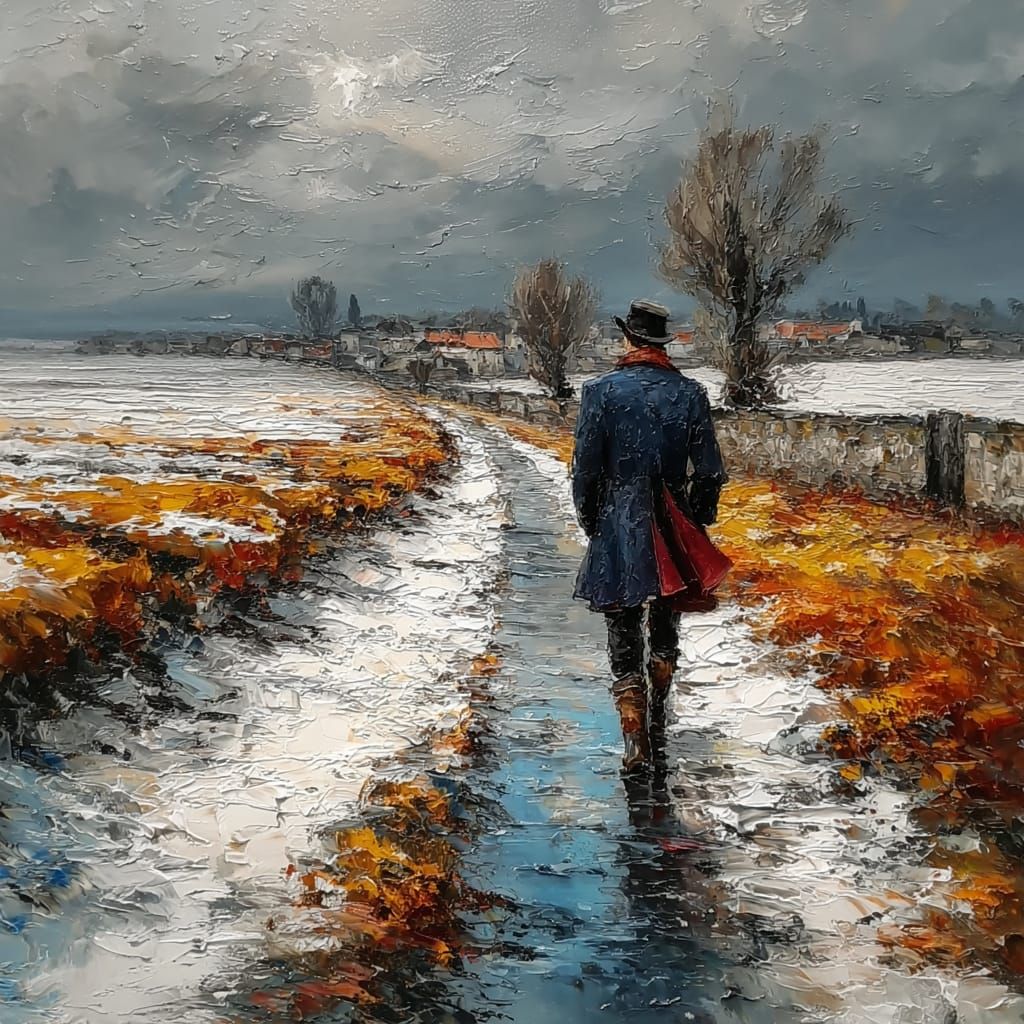 Footsteps Through the Fields of Fading Season