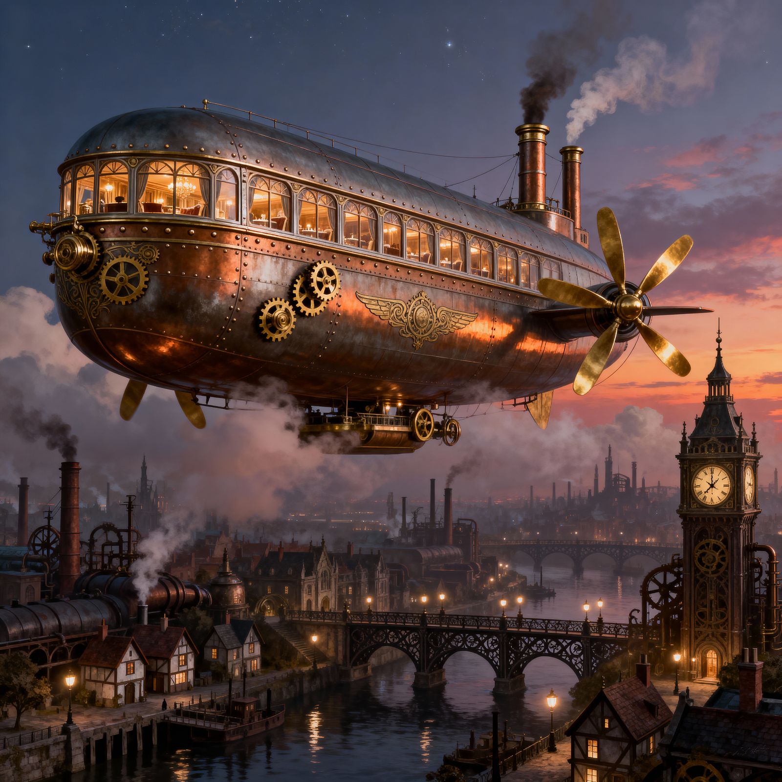 Steampunk Airship