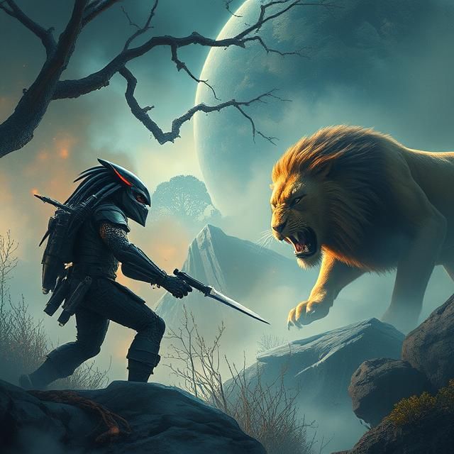 PREDATOR + PREY 🦁 .LION + GAZELLE.