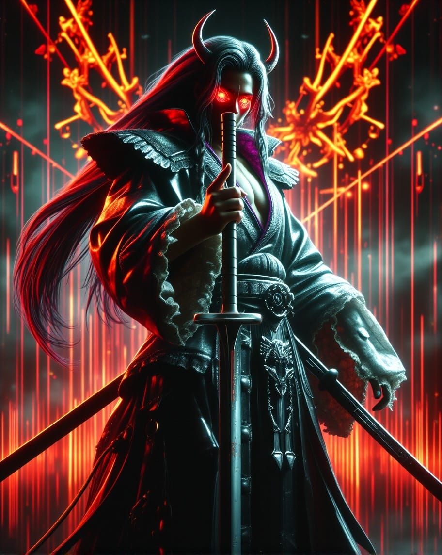 Dark Demonic Samurai
