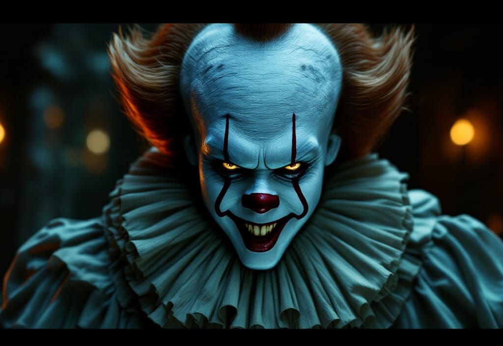 Pennywise from It  by @That cinema teacher