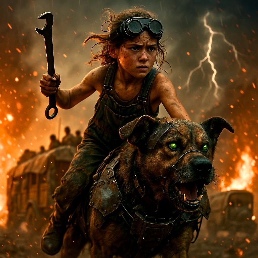 The Child & The Dog   by @Manaconda