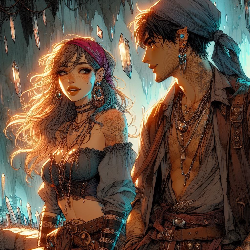 Human and Elf Bandits in the Cave