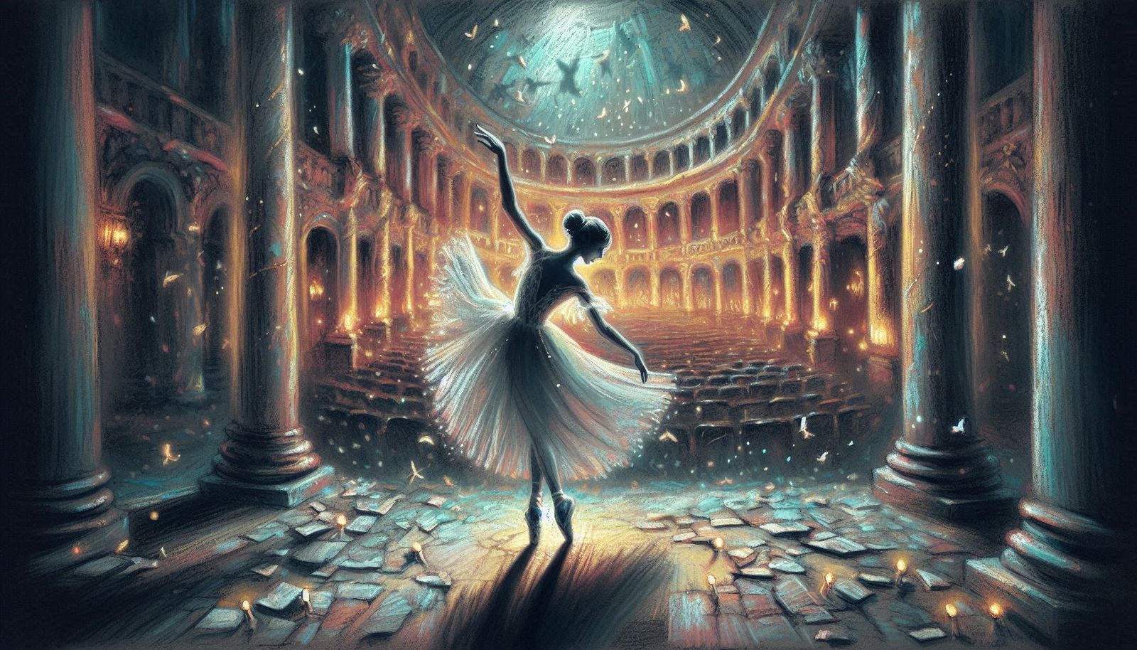 Ghost of the ruined theatre