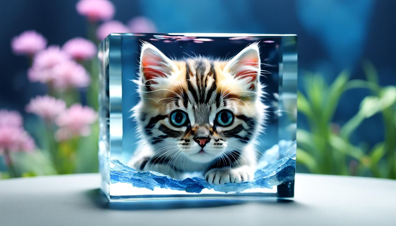 Kitten in a Cube