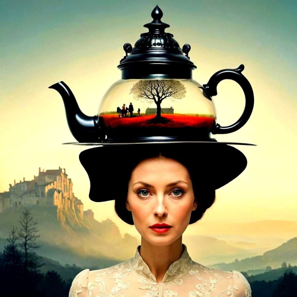 Alluring Portrait of a Happy 40-Year-Old Lady