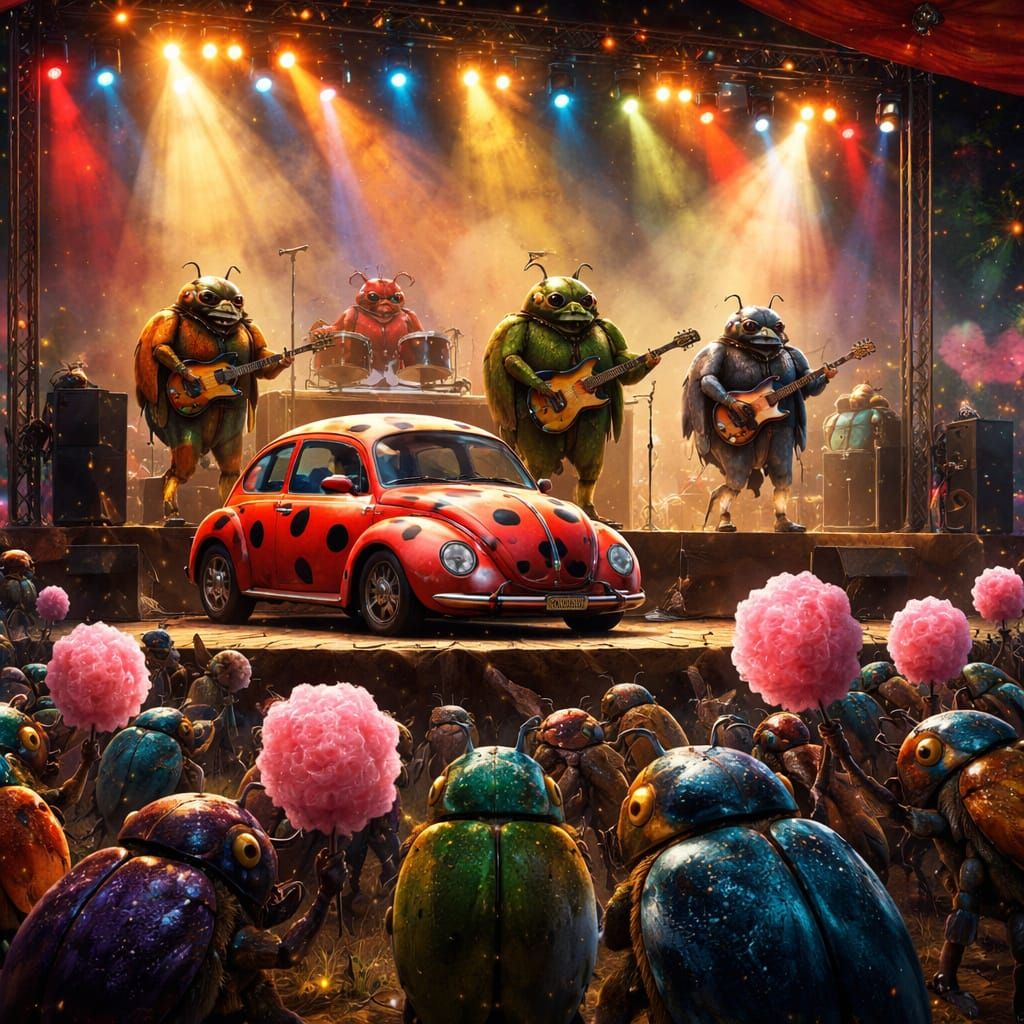 Parallel Universes Presents: The Beetles!  by @Natural Disaster