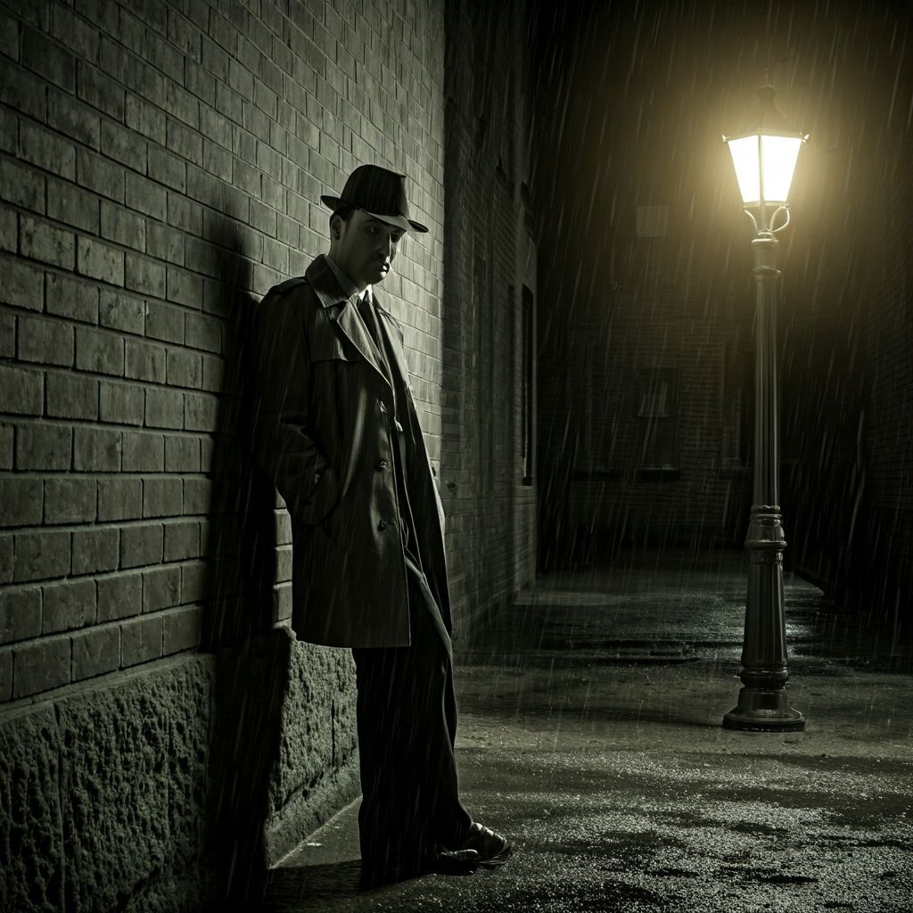 Moody Vintage Film-noir Scene   by @Pharaoh Julia