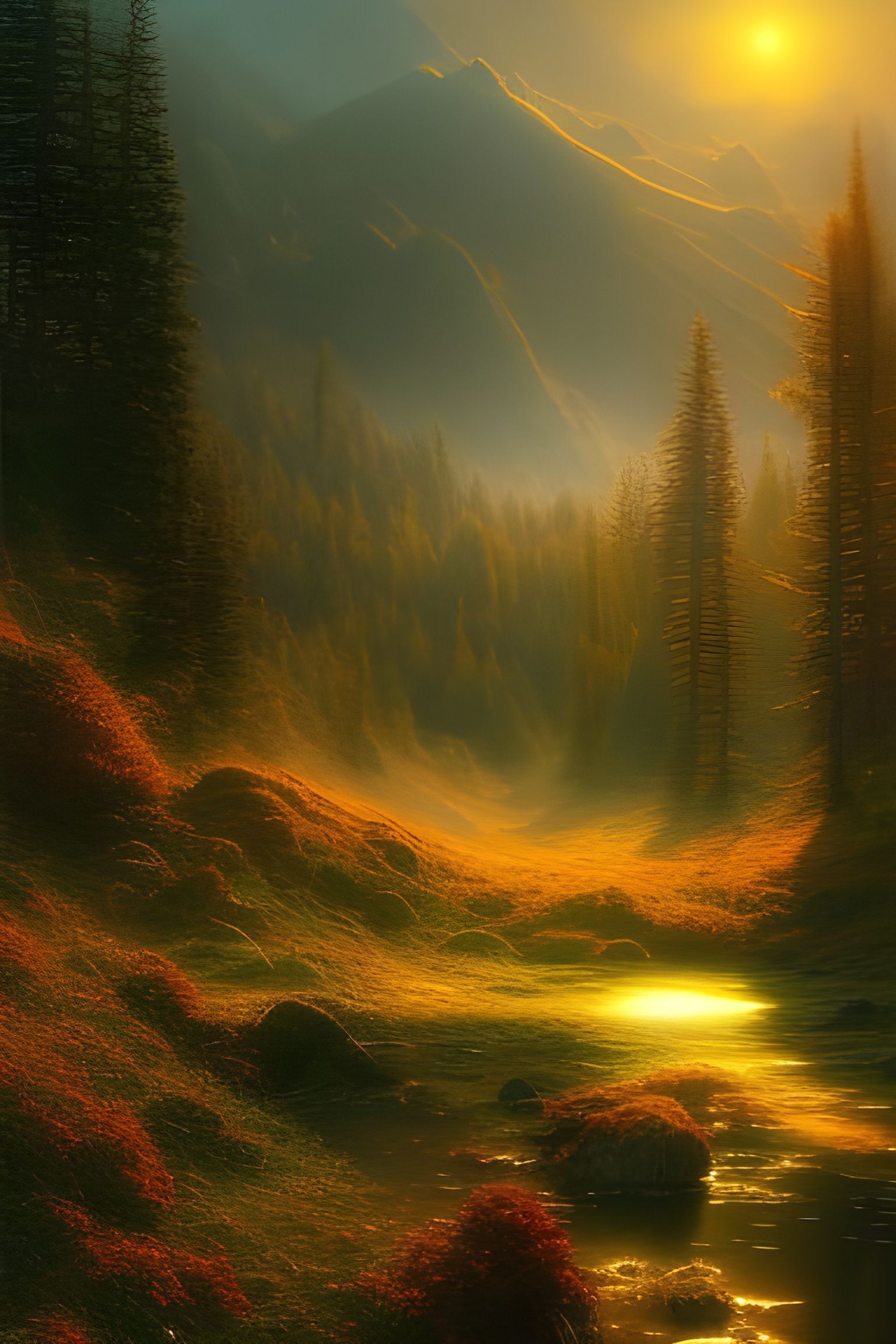 Golden hour in the Carpathians  by @Clawsoul